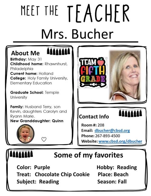 Meet Mrs. Bucher